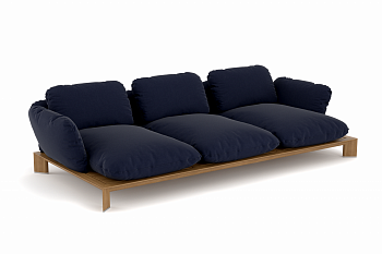 Диван  3-х местный лаунж DECKER